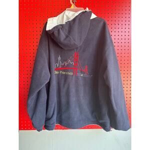 San Francisco Vintage Windbreaker Coat Mens Jacket 2X XXL